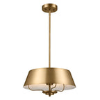 Kichler Luella 3 Light Pendant Light in Brushed Natural Brass