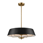Kichler Luella 4 Light Pendant Light Black Brass