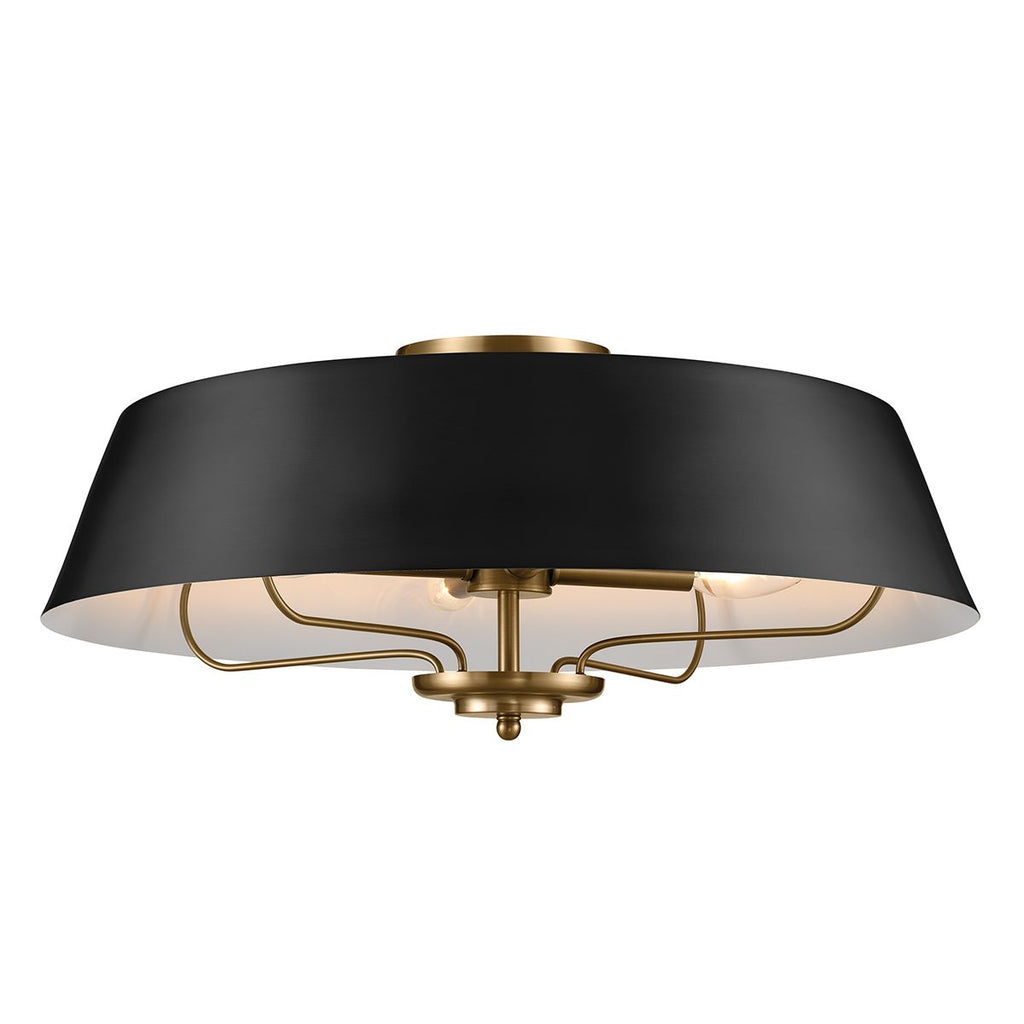 Kichler Luella 4 Light Pendant Light Black Brass