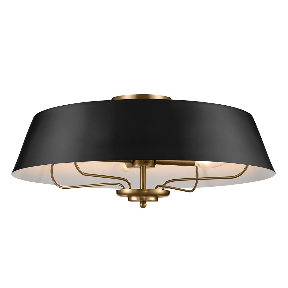 Kichler Luella 4 Light Pendant Light Black Brass