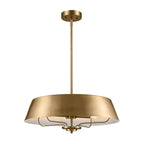 Kichler Luella 4 Light Pendant Light in Brushed Natural Brass