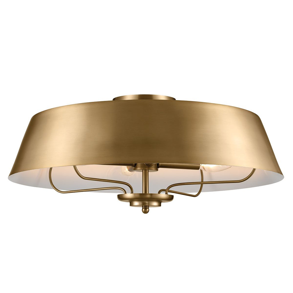 Kichler Luella 4 Light Pendant Light in Brushed Natural Brass