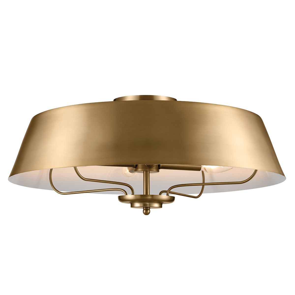 Kichler Luella 4 Light Pendant Light in Brushed Natural Brass
