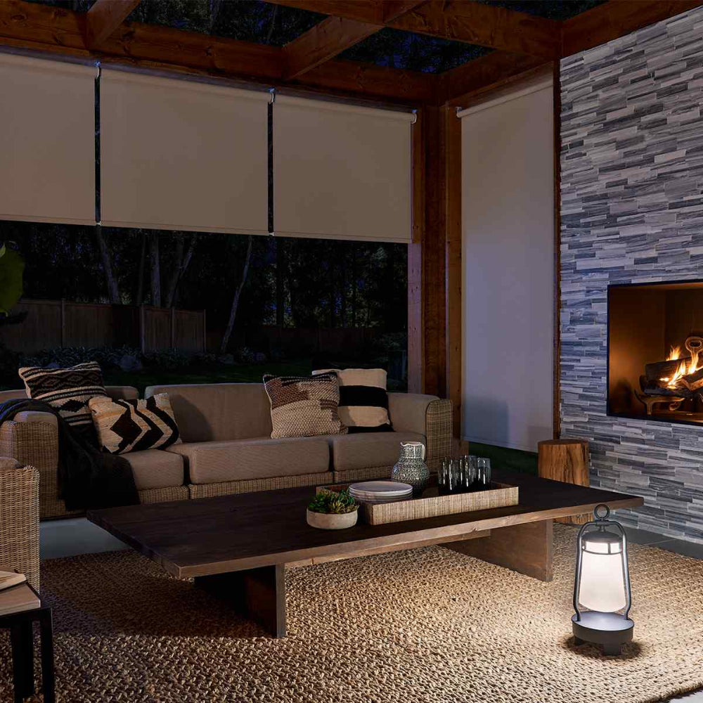 Kichler Lyndon Portable Bluetooth Speaker Lantern UK Plug Textured Black KL-LYNDON-BT-A-BK