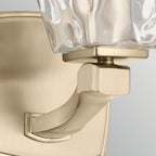 Kichler Marant Bathroom Wall Light in Champagne Bronze IP44