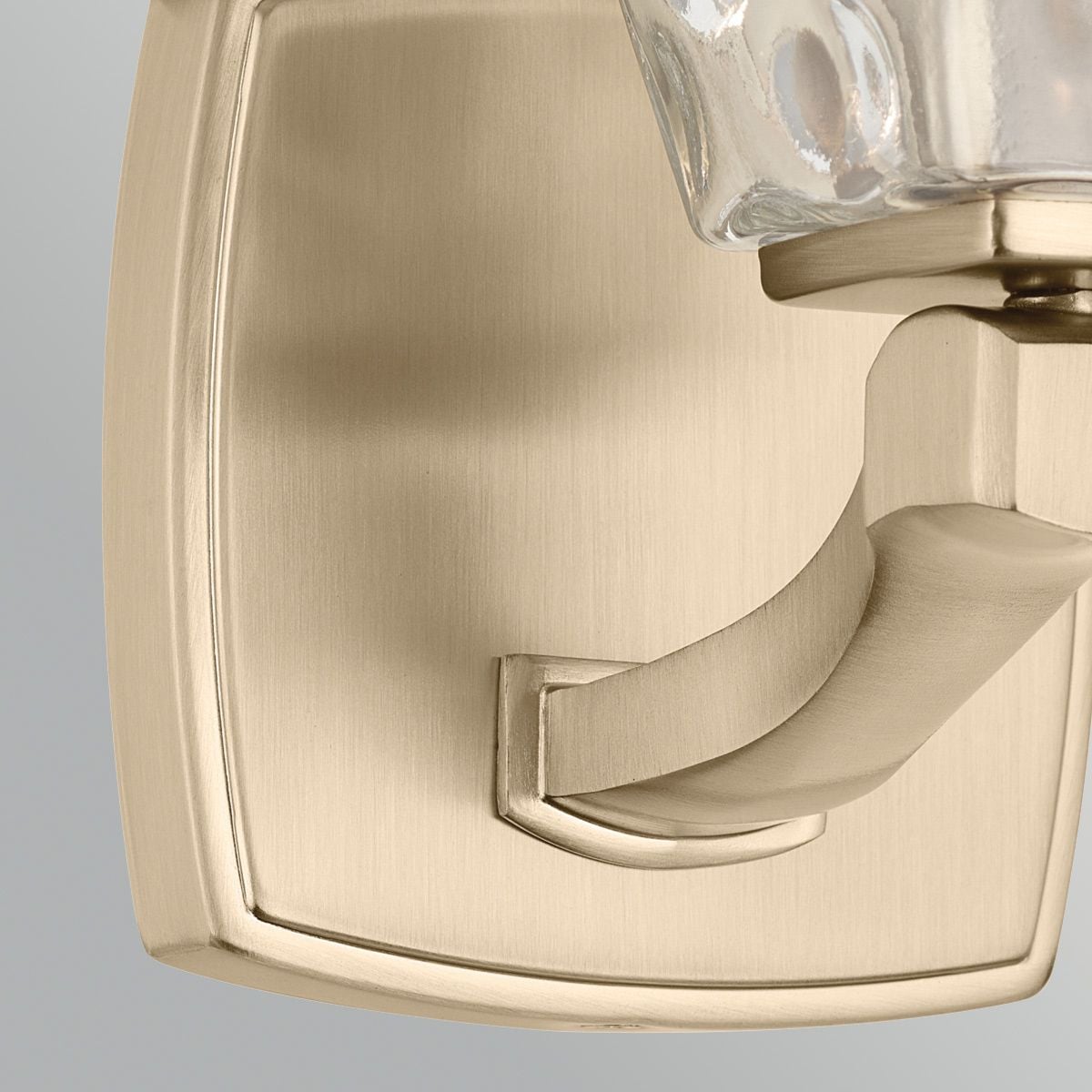 Kichler Marant Bathroom Wall Light in Champagne Bronze IP44