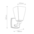 Kichler Marant Bathroom Wall Light in Champagne Bronze
