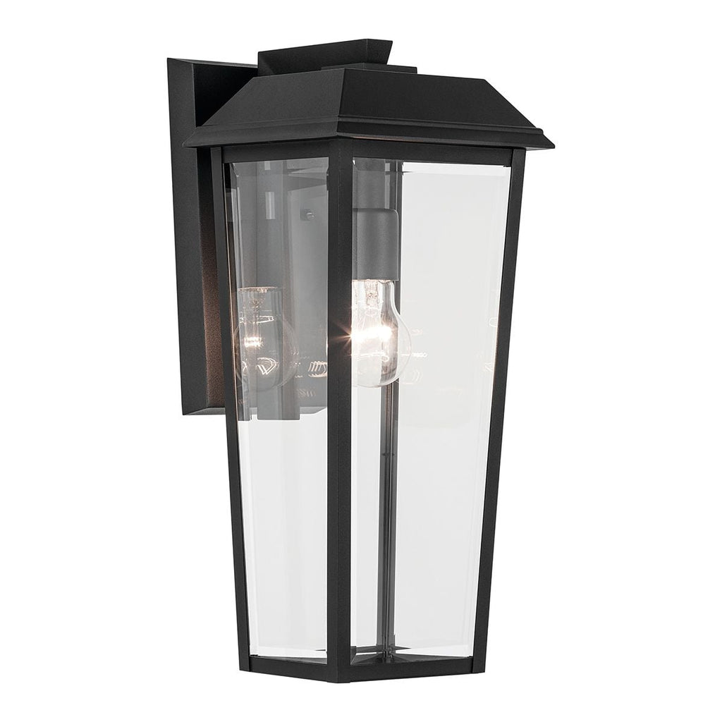 Kichler Mathus Medium Outdoor Wall Lantern in Black