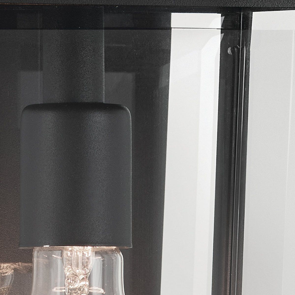 Kichler Mathus Medium Outdoor Wall Lantern in Black