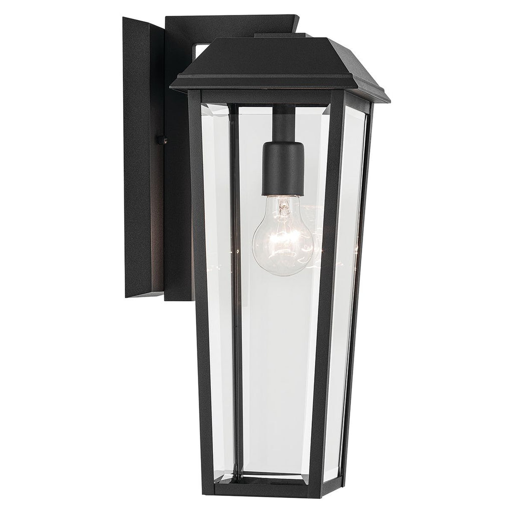 Kichler Mathus Medium Outdoor Wall Lantern in Black