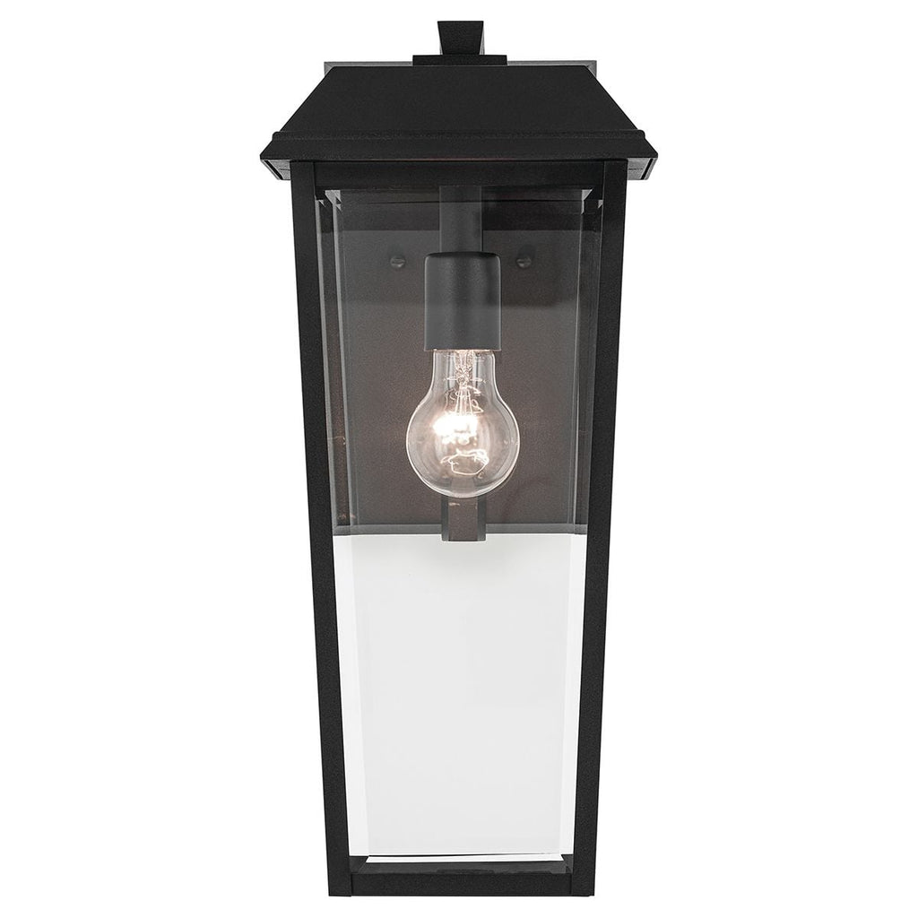 Kichler Mathus Medium Outdoor Wall Lantern in Black