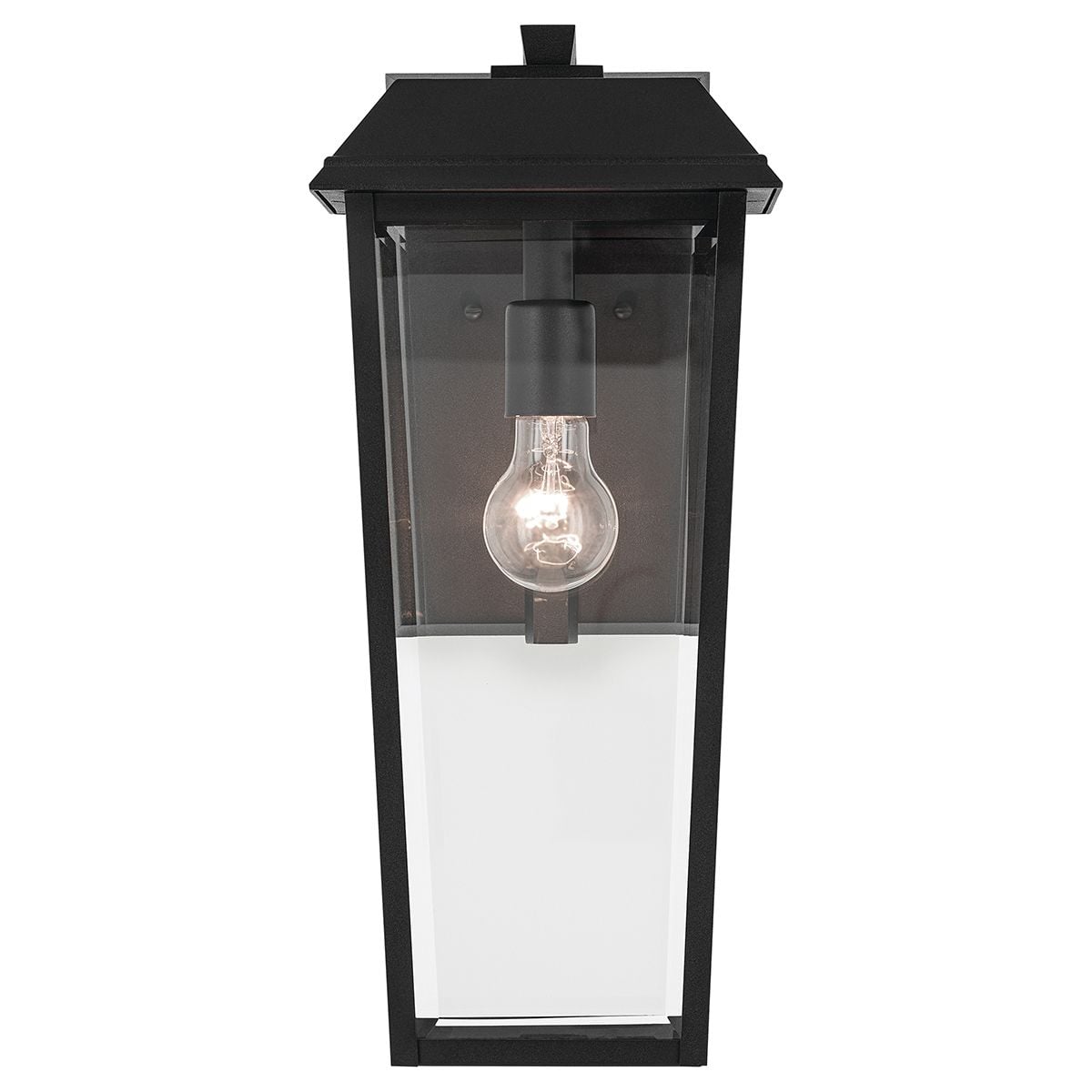 Kichler Mathus Medium Outdoor Wall Lantern in Black