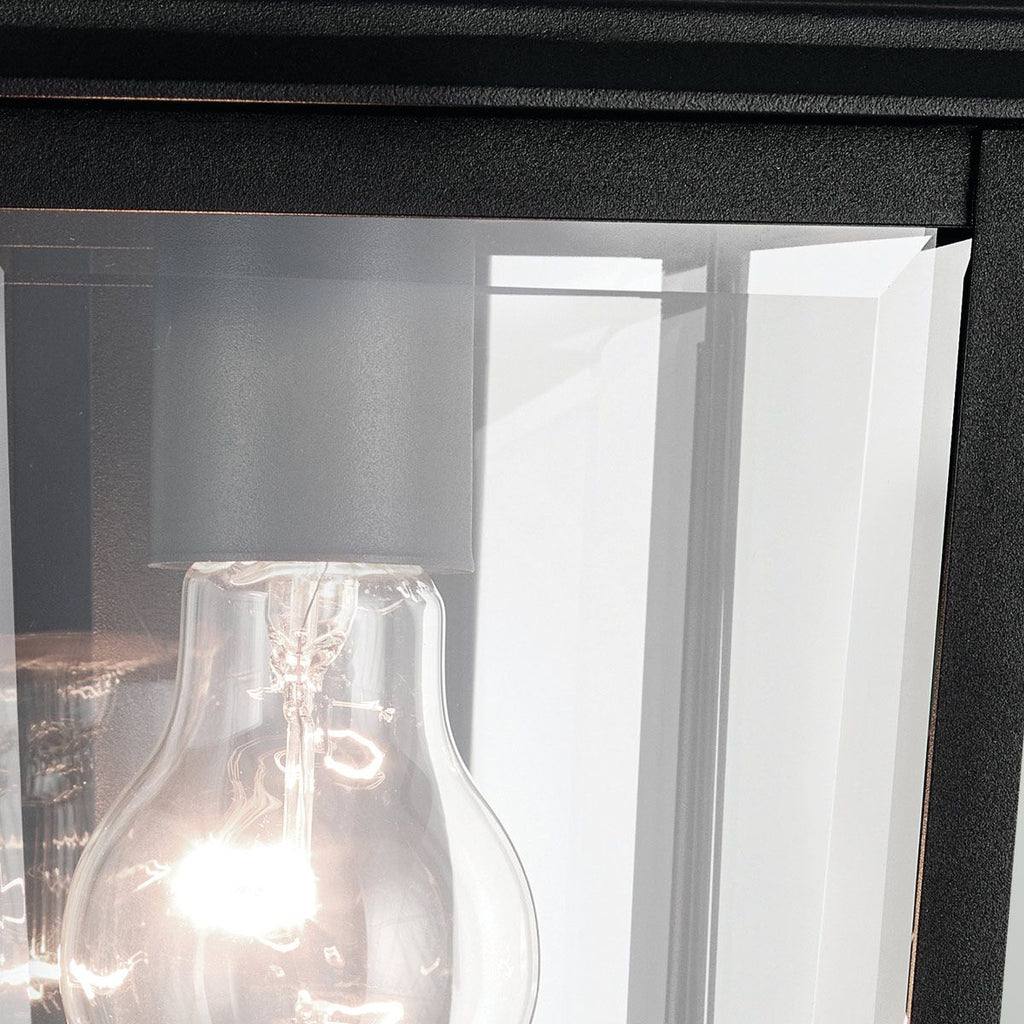 Kichler Mathus Small Outdoor Wall Lantern in Black