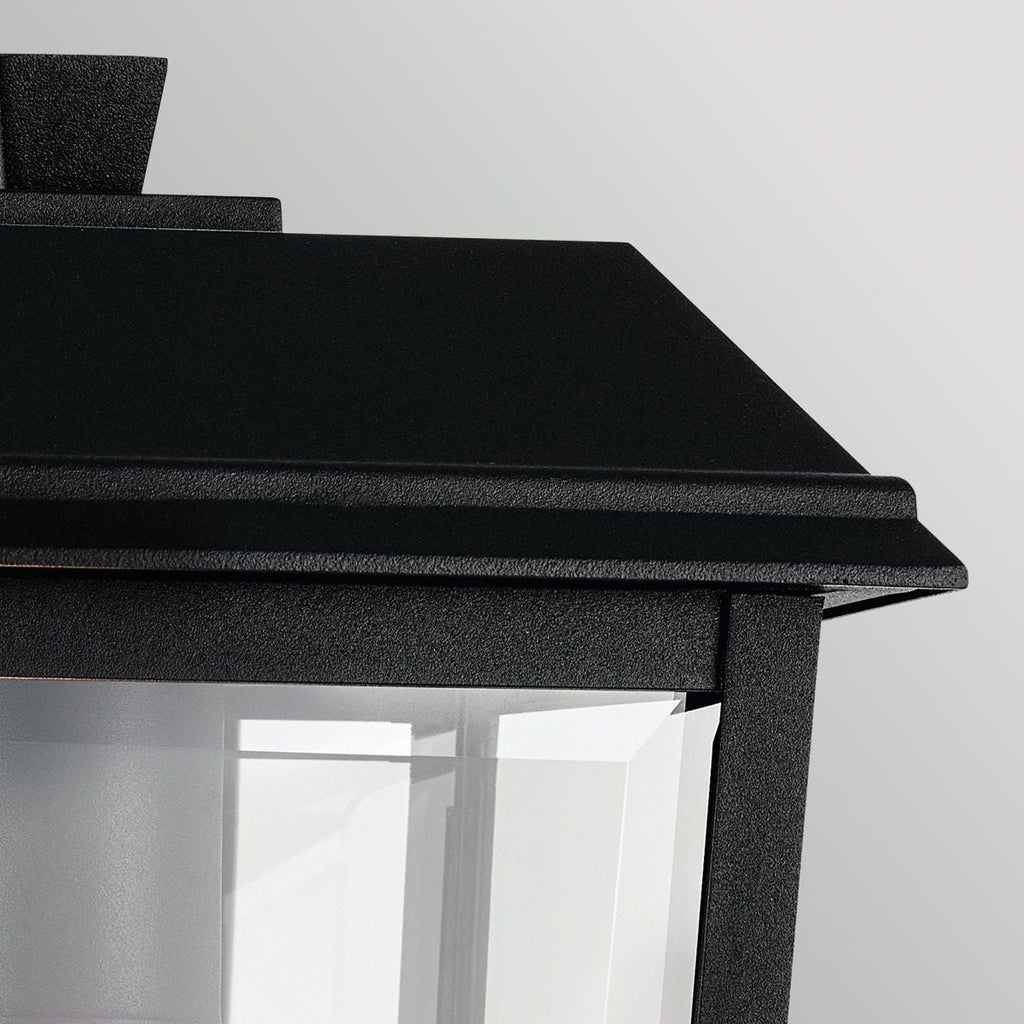 Kichler Mathus Small Outdoor Wall Lantern in Black