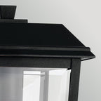 Kichler Mathus Small Outdoor Wall Lantern in Black