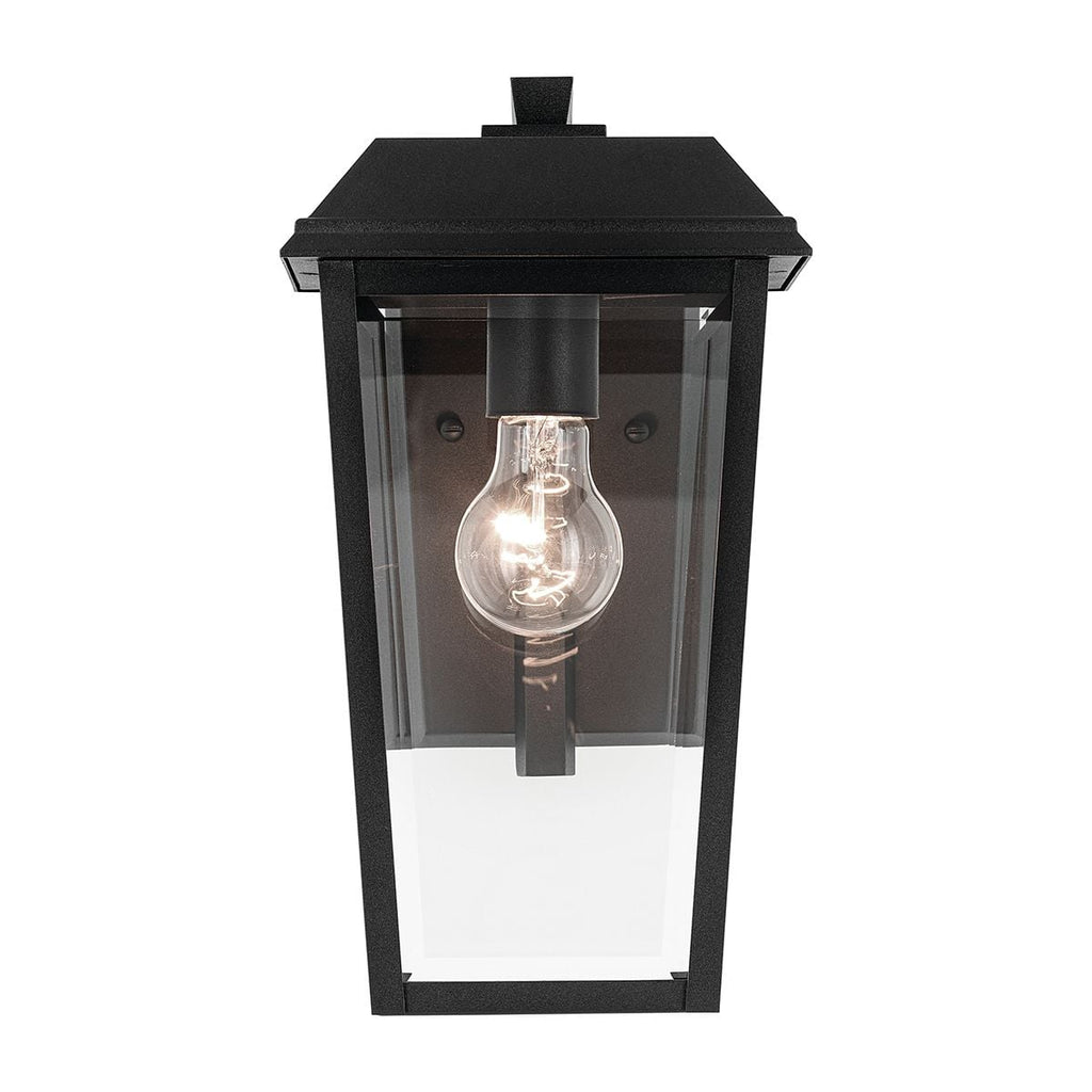 Kichler Mathus Small Outdoor Wall Lantern in Black