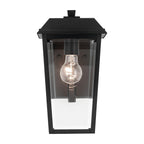 Kichler Mathus Small Outdoor Wall Lantern in Black