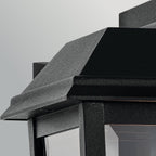 Kichler Mathus Small Outdoor Wall Lantern in Black