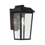 Kichler Mathus Small Outdoor Wall Lantern in Black