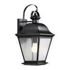 Kichler Mount Vernon Large Outdoor Wall Lantern in Black