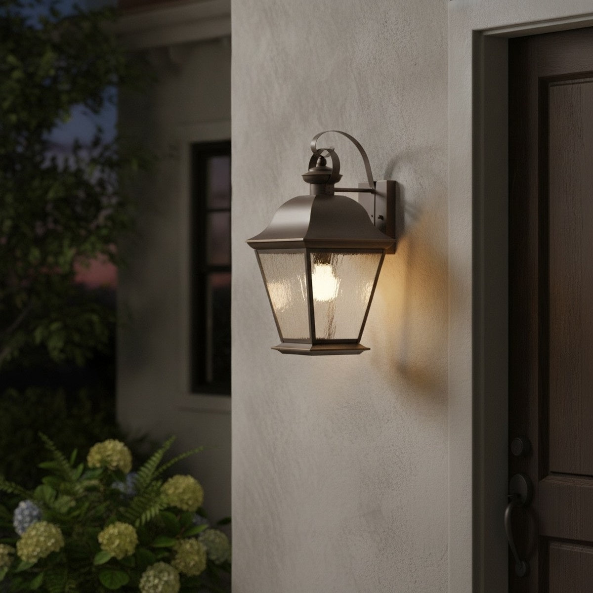 Kichler Mount Vernon Large Outdoor Wall Lantern in Old Bronze
