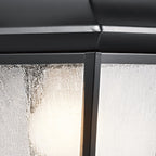 Kichler Mount Vernon Medium Outdoor Wall Lantern in Black