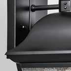 Kichler Mount Vernon Medium Outdoor Wall Lantern in Black