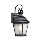 Kichler Mount Vernon Medium Outdoor Wall Lantern in Black