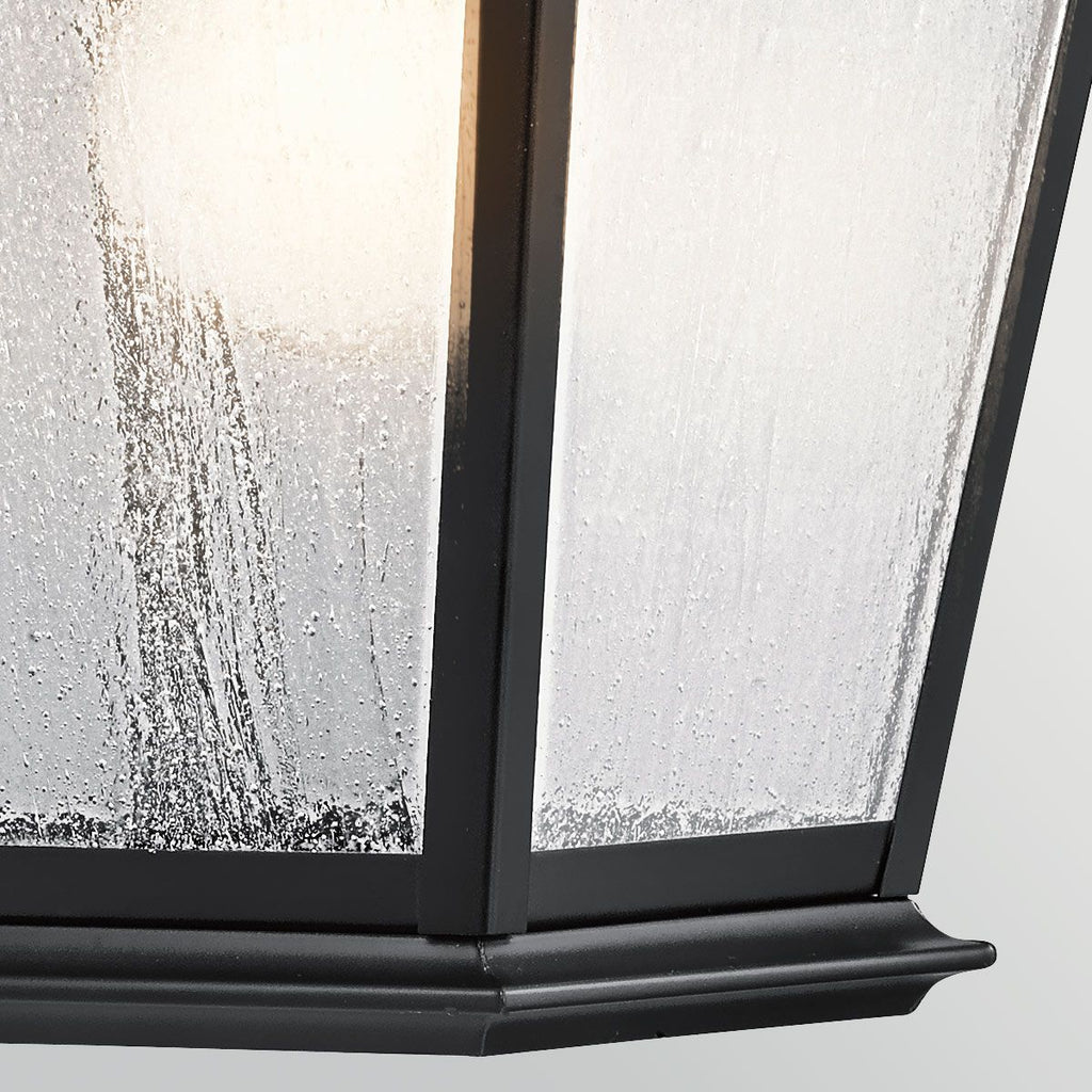 Kichler Mount Vernon Medium Outdoor Wall Lantern in Black
