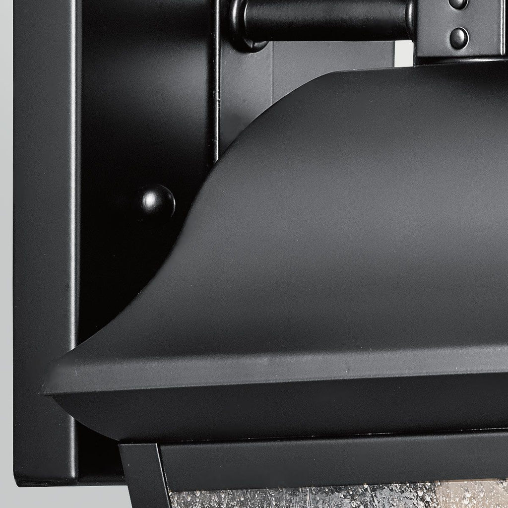 Kichler Mount Vernon Small Outdoor Wall Lantern in Black