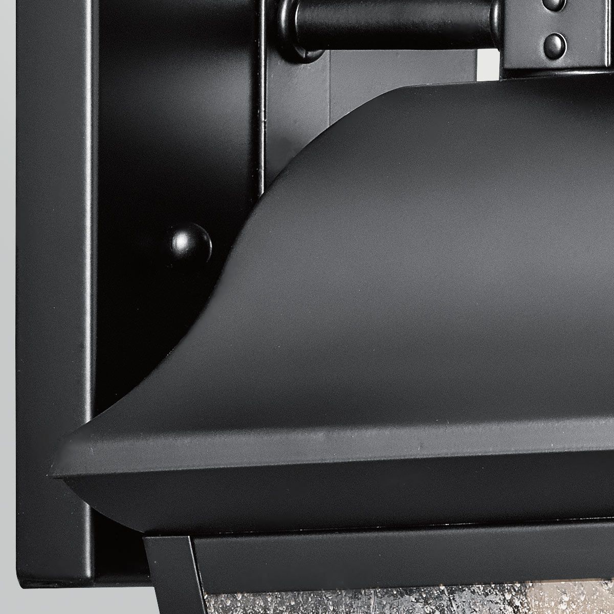 Kichler Mount Vernon Small Outdoor Wall Lantern in Black