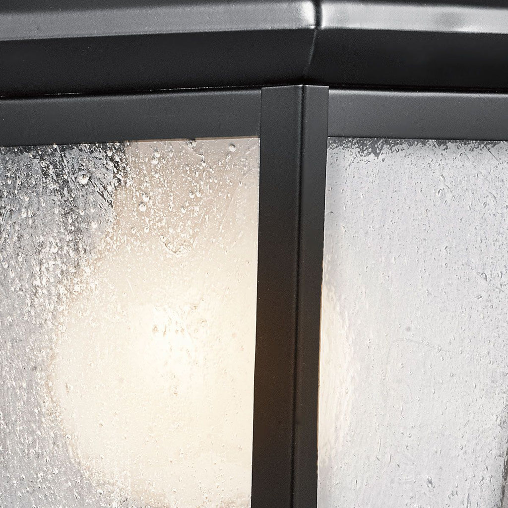 Kichler Mount Vernon Small Outdoor Wall Lantern in Black