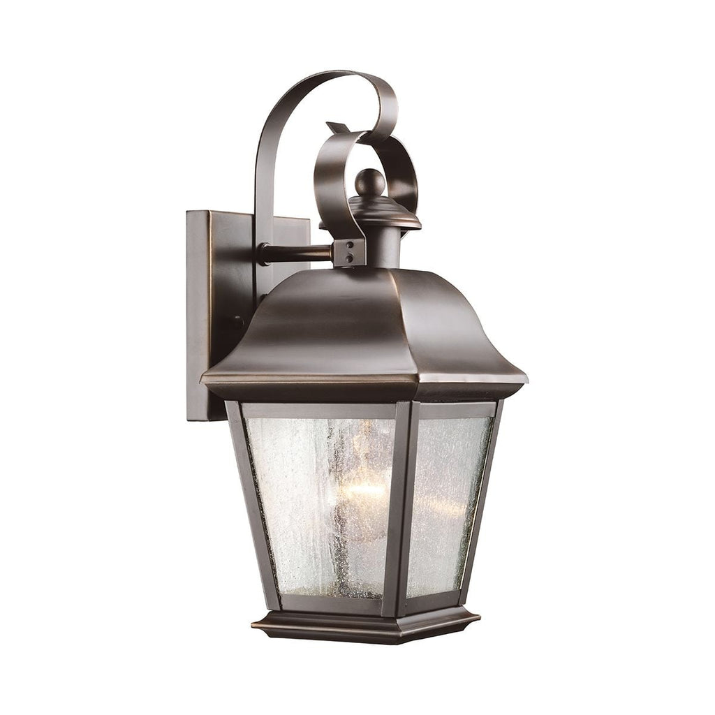 Kichler Mount Vernon Small Outdoor Wall Lantern in Old Bronze