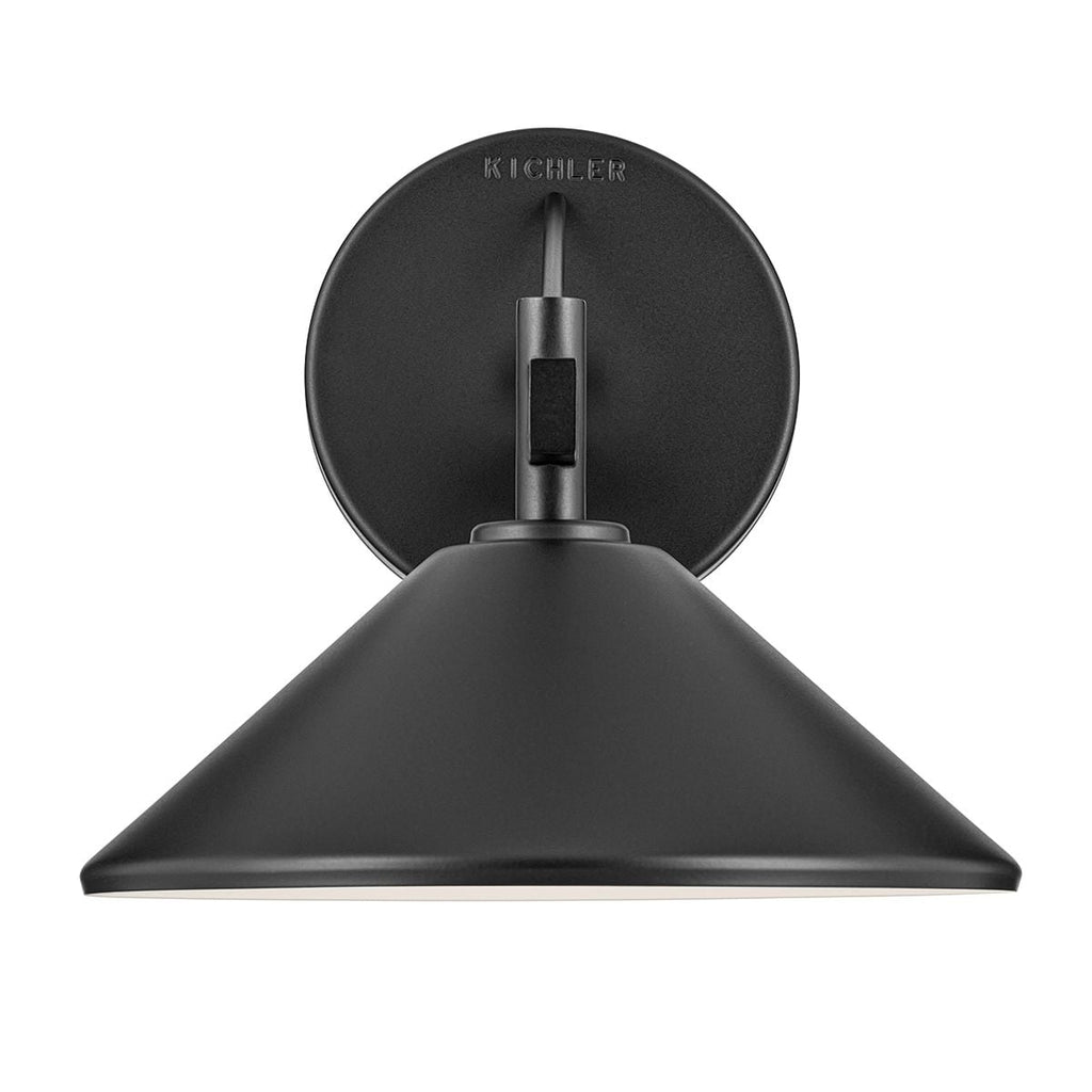 Kichler Ripley Medium Outdoor Wall Lantern in Black