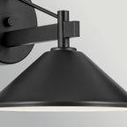 Kichler Ripley Medium Outdoor Wall Lantern in Black