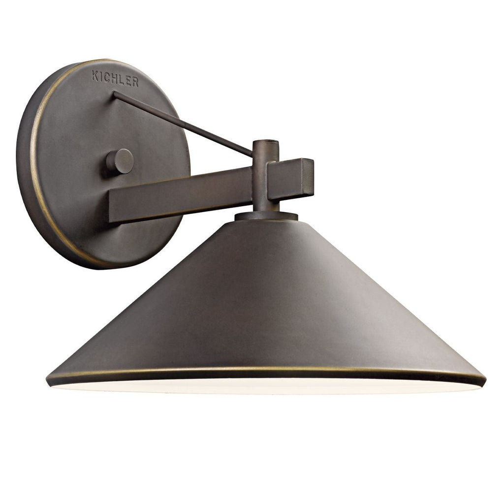 Kichler Ripley Medium Outdoor Wall Lantern in Old Bronze