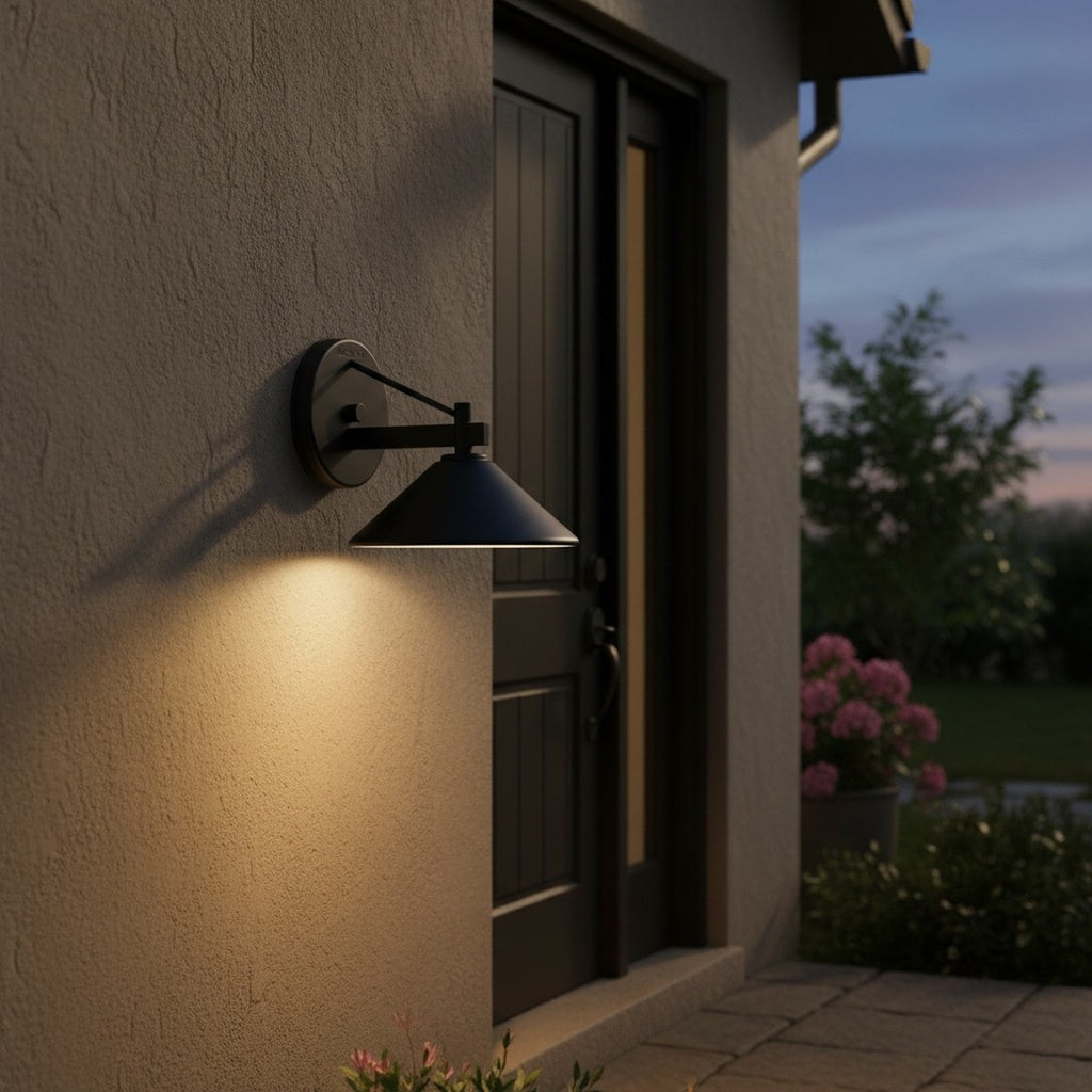 Kichler Ripley Small Outdoor Wall Lantern in Black