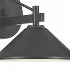 Kichler Ripley Small Outdoor Wall Lantern in Black