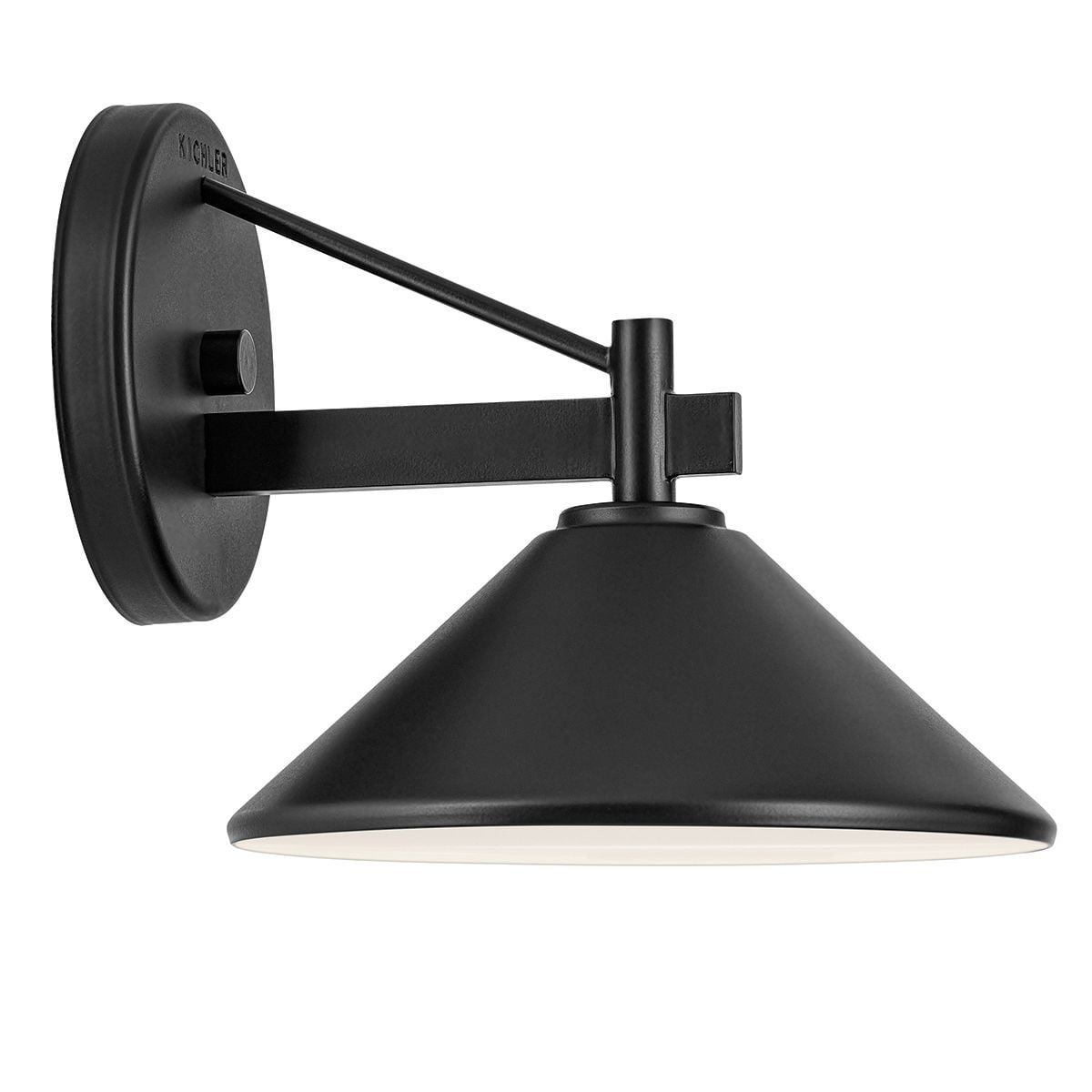 Kichler Ripley Small Outdoor Wall Lantern in Black