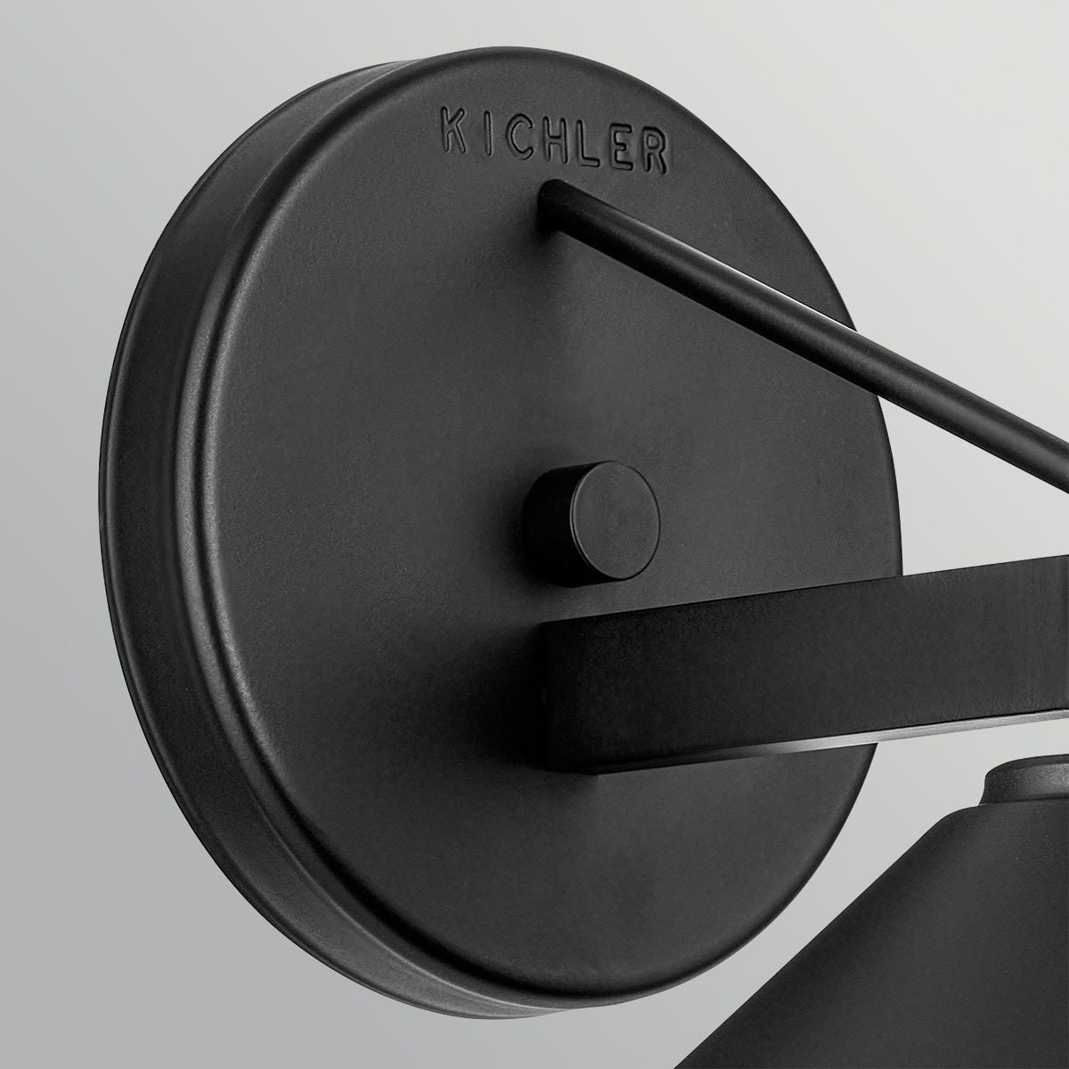 Kichler Ripley Small Outdoor Wall Lantern in Black