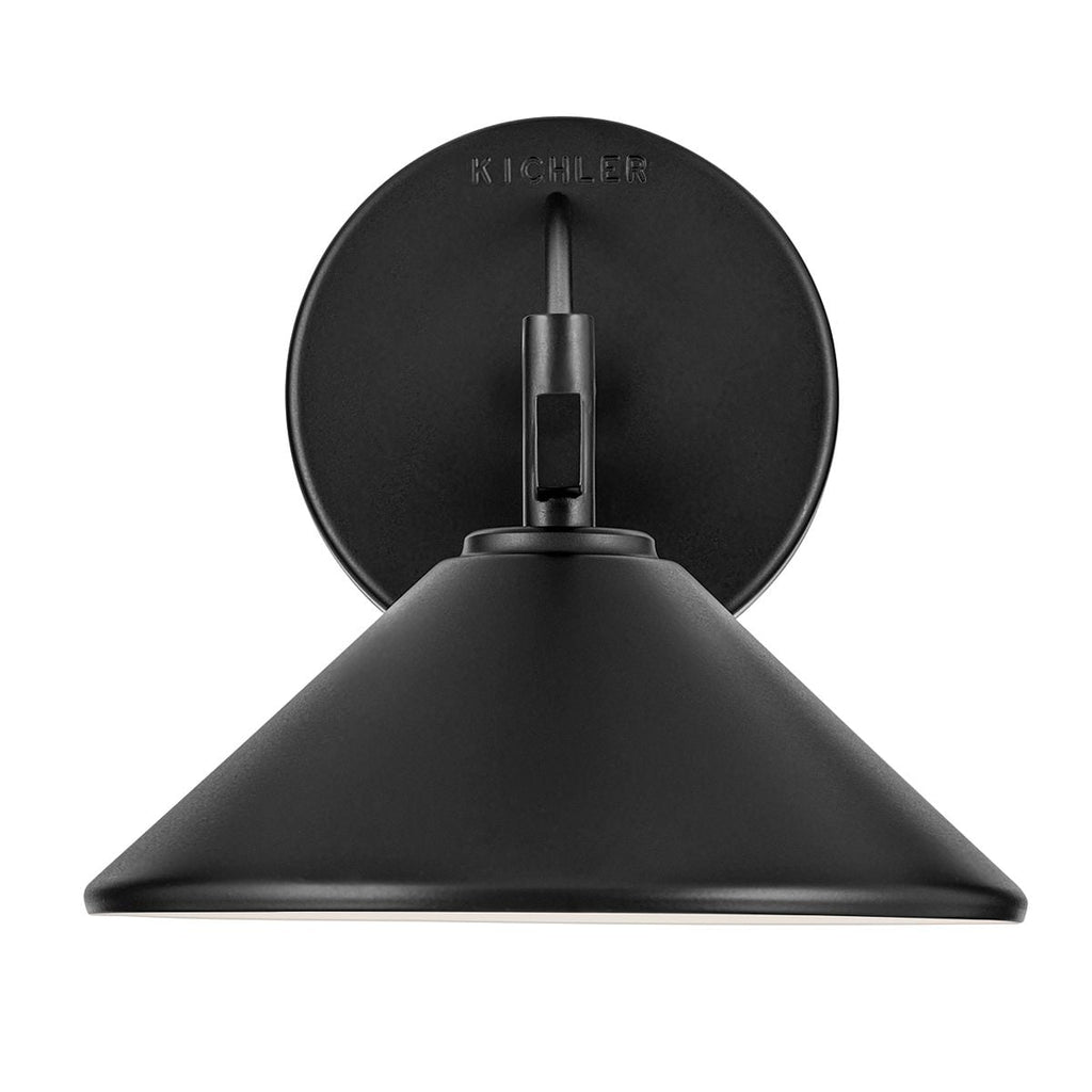 Kichler Ripley Small Outdoor Wall Lantern in Black