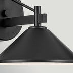 Kichler Ripley Small Outdoor Wall Lantern in Black