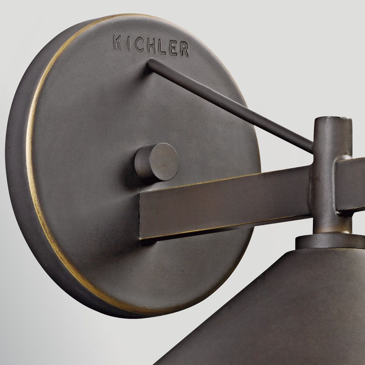 Kichler Ripley Small Outdoor Wall Lantern in Old Bronze