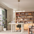 Kichler Riven LED Linear Pendant in Champagne Bronze