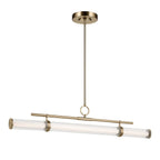 Kichler Riven LED Linear Pendant in Champagne Bronze