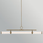 Kichler Riven LED Linear Pendant in Champagne Bronze