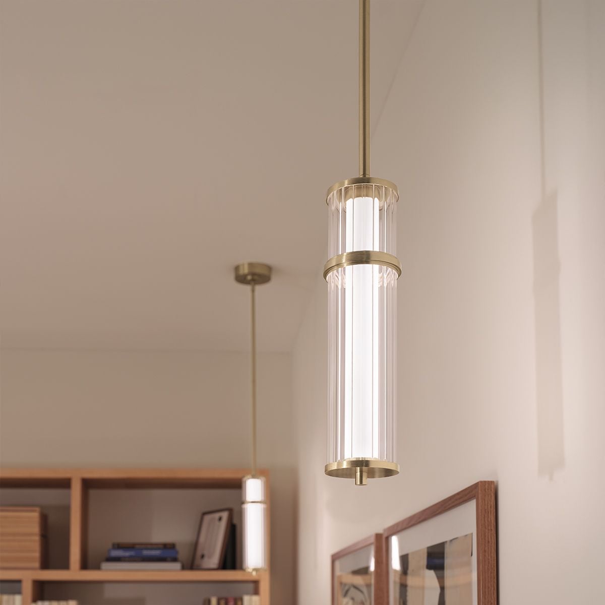 Kichler Riven LED Pendant in Champagne Bronze