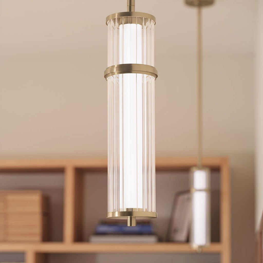 Kichler Riven LED Pendant in Champagne Bronze