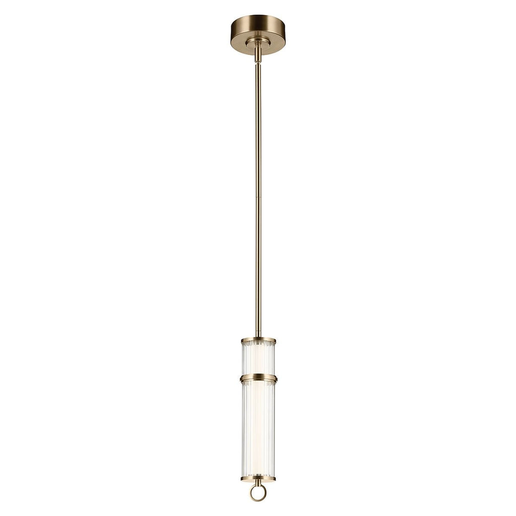 Kichler Riven LED Pendant in Champagne Bronze