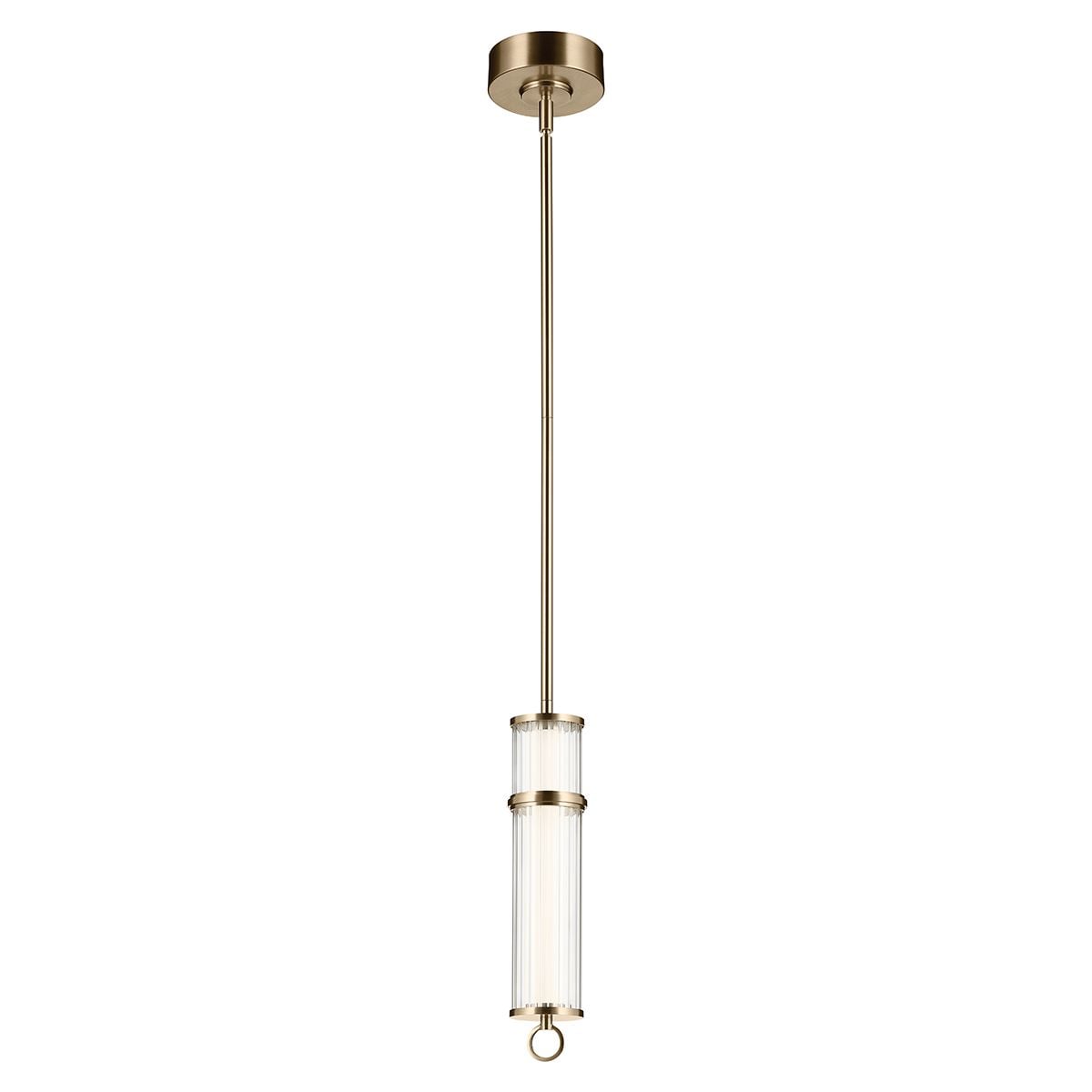 Kichler Riven LED Pendant in Champagne Bronze